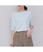【自由区/JIYU-KU】の【接触冷感・UVカット・WEB限定カラーあり】クレープストレッチプルオーバー ニット サックス|ID: prp329100004268546 ipo3291000000033710649