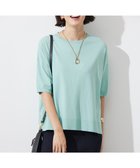 【自由区/JIYU-KU】の【接触冷感・UVカット・WEB限定カラーあり】クレープストレッチプルオーバー ニット アクア|ID: prp329100004268546 ipo3291000000033710651