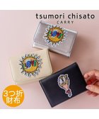 【ツモリチサト キャリー/tsumori chisato CARRY】のラブワッペン 3つ折り財布 ブラック|ID: prp329100004268922 ipo3291000000029669782