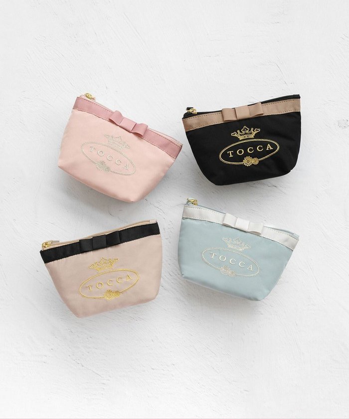 【トッカ/TOCCA】の【WEB限定&一部店舗限定】POINT OF RIBBON POUCH ポーチ インテリア・キッズ・メンズ・レディースファッション・服の通販 founy(ファニー) https://founy.com/ ファッション Fashion レディースファッション WOMEN 財布 Wallets ポーチ Pouches 2024年 2024 2024-2025秋冬・A/W Aw/Autumn/Winter/Fw/Fall/2024-2025 冬 Winter おすすめ Recommend ギフト プレゼント Gift Present シンプル Simple フォルム Form ポーチ Pouch 旅行 Travel A/W・秋冬 Aw・Autumn/Winter・Fw・Fall-Winter 財布 Wallet ビジネス 仕事 通勤 Business |ID: prp329100004269090 ipo3291000000029670479