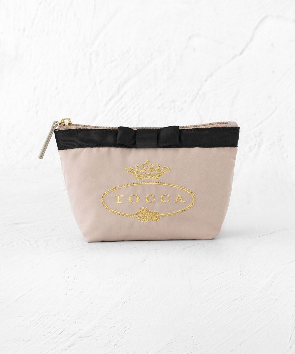 【トッカ/TOCCA】の【WEB限定&一部店舗限定】POINT OF RIBBON POUCH ポーチ インテリア・キッズ・メンズ・レディースファッション・服の通販 founy(ファニー) 　ファッション　Fashion　レディースファッション　WOMEN　財布　Wallets　ポーチ　Pouches　2024年　2024　2024-2025秋冬・A/W　Aw/Autumn/Winter/Fw/Fall/2024-2025　冬　Winter　おすすめ　Recommend　ギフト プレゼント　Gift Present　シンプル　Simple　フォルム　Form　ポーチ　Pouch　旅行　Travel　A/W・秋冬　Aw・Autumn/Winter・Fw・Fall-Winter　財布　Wallet　ビジネス 仕事 通勤　Business　ベージュ系|ID: prp329100004269090 ipo3291000000029670483