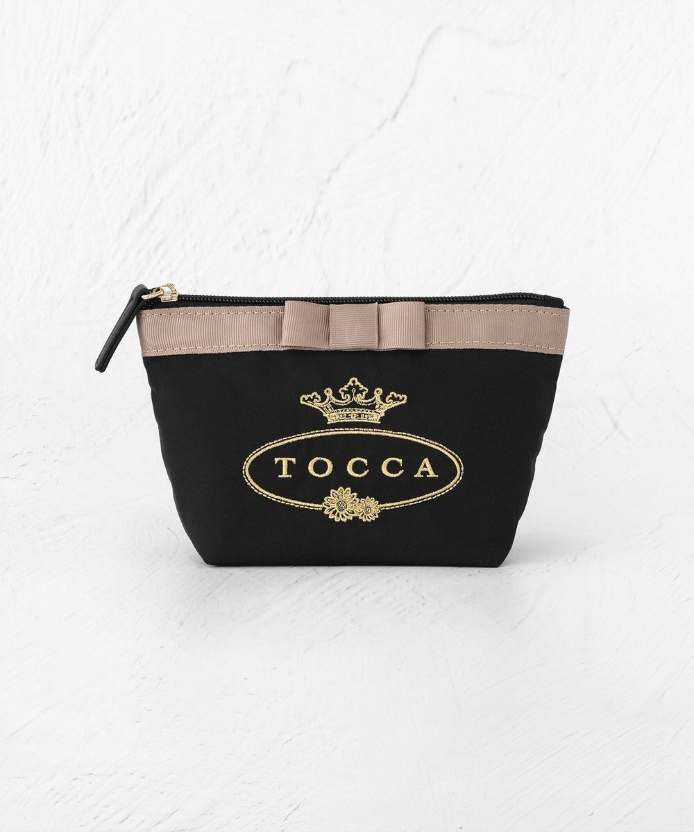 【トッカ/TOCCA】の【WEB限定&一部店舗限定】POINT OF RIBBON POUCH ポーチ インテリア・キッズ・メンズ・レディースファッション・服の通販 founy(ファニー) 　ファッション　Fashion　レディースファッション　WOMEN　財布　Wallets　ポーチ　Pouches　2024年　2024　2024-2025秋冬・A/W　Aw/Autumn/Winter/Fw/Fall/2024-2025　冬　Winter　おすすめ　Recommend　ギフト プレゼント　Gift Present　シンプル　Simple　フォルム　Form　ポーチ　Pouch　旅行　Travel　A/W・秋冬　Aw・Autumn/Winter・Fw・Fall-Winter　財布　Wallet　ビジネス 仕事 通勤　Business　ブラック系|ID: prp329100004269090 ipo3291000000029670487