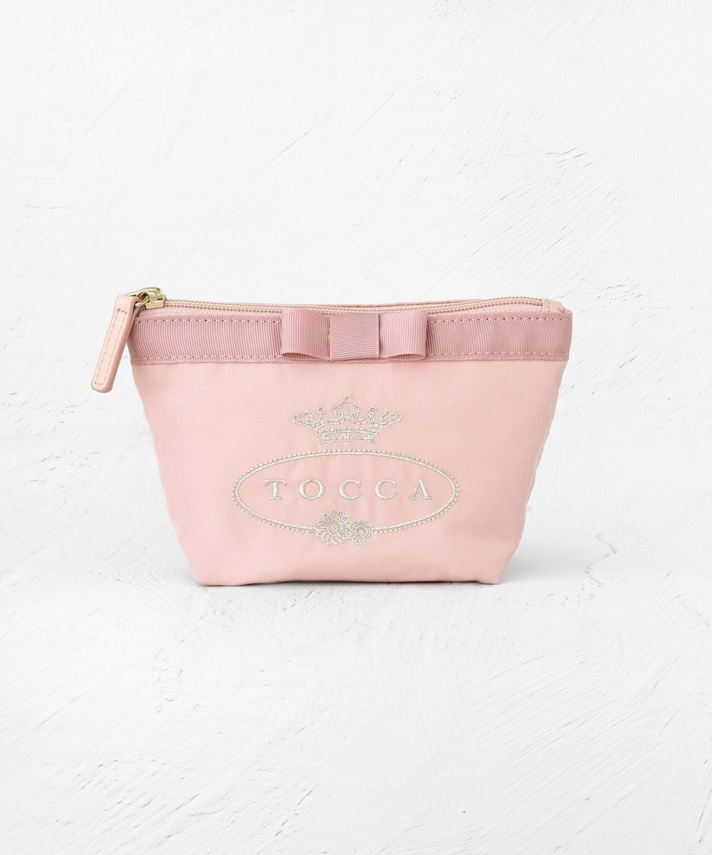 【トッカ/TOCCA】の【WEB限定&一部店舗限定】POINT OF RIBBON POUCH ポーチ インテリア・キッズ・メンズ・レディースファッション・服の通販 founy(ファニー) 　ファッション　Fashion　レディースファッション　WOMEN　財布　Wallets　ポーチ　Pouches　2024年　2024　2024-2025秋冬・A/W　Aw/Autumn/Winter/Fw/Fall/2024-2025　冬　Winter　おすすめ　Recommend　ギフト プレゼント　Gift Present　シンプル　Simple　フォルム　Form　ポーチ　Pouch　旅行　Travel　A/W・秋冬　Aw・Autumn/Winter・Fw・Fall-Winter　財布　Wallet　ビジネス 仕事 通勤　Business　ピンク系|ID: prp329100004269090 ipo3291000000029670489