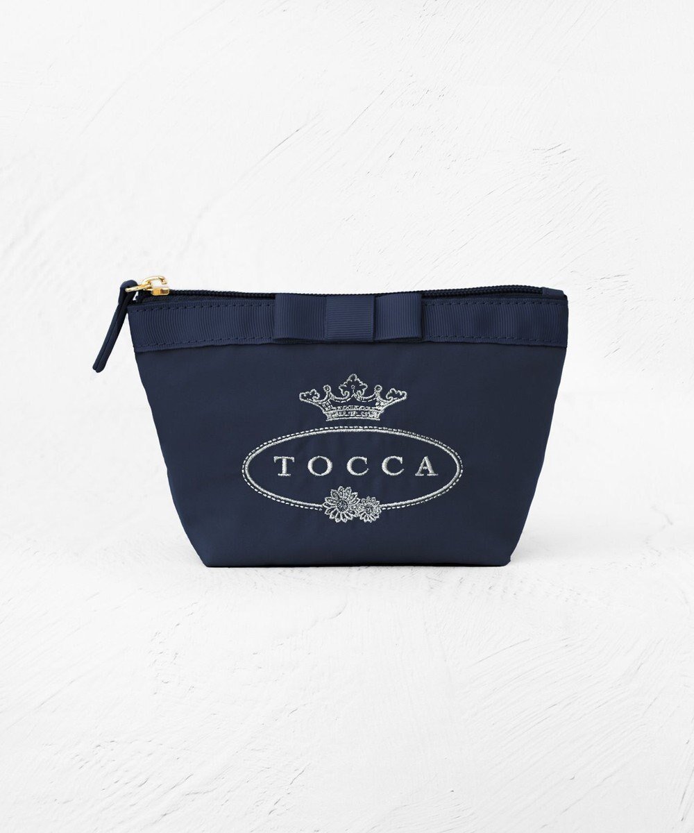 【トッカ/TOCCA】の【WEB限定&一部店舗限定】POINT OF RIBBON POUCH ポーチ インテリア・キッズ・メンズ・レディースファッション・服の通販 founy(ファニー) 　ファッション　Fashion　レディースファッション　Fashion for Women　ミニ財布・二つ折り財布　Wallets & Card Cases　ポーチ&ミニバッグ　Pouches & Mini Bags　2024年　2024　2024-2025秋冬・A/W　Autumn/Winter 2024–25 AW24–25　冬　Winter / This Winter　おすすめ　Recommended / Our Picks　ギフト プレゼント　Gift / Present　シンプル　Simple, Minimal　フォルム　Silhouette, Form　ポーチ　Pouch, Small Case　旅行　Travel　A/W・秋冬　Autumn/Winter　財布　Wallet, Purse　ビジネス 仕事 通勤　Business / Work / Commuting　ネイビー系|ID: prp329100004269090 ipo3291000000031560283