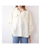 【アメリカンホリック/AMERICAN HOLIC】の接触冷感Wポケット袖タックシャツチュニック Ivory|ID: prp329100004269495 ipo3291000000031942530