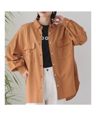 【アメリカンホリック/AMERICAN HOLIC】の接触冷感Wポケット袖タックシャツチュニック Orange|ID: prp329100004269495 ipo3291000000031942531