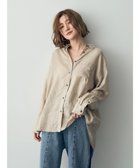 【イェッカ ヴェッカ/YECCA VECCA】の3wayフレンチリネンシャツ Beige|ID: prp329100004269573 ipo3291000000029672348