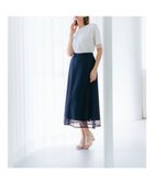 【イェッカ ヴェッカ/YECCA VECCA】のスクエアメッシュフレアスカート Navy|ID: prp329100004269594 ipo3291000000029672435