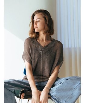 【イェッカ ヴェッカ/YECCA VECCA】の【2点SET】アビガイルメッシュニット 人気、トレンドファッション・服の通販 founy(ファニー) ファッション Fashion レディースファッション WOMEN トップス・カットソー Tops/Tshirt ニット Knit Tops S/S・春夏 Ss・Spring/Summer インナー Inner キャミソール Camisole セーター Sweater ベスト Vest ポケット Pocket メタリック Metallic メッシュ Mesh 夏 Summer 春 Spring |ID:prp329100004269601