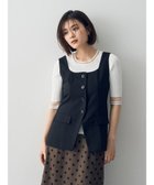 【イェッカ ヴェッカ/YECCA VECCA】のリネンライクビスチェベスト Black|ID: prp329100004269614 ipo3291000000029672522