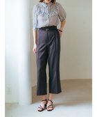 【イェッカ ヴェッカ/YECCA VECCA】のリネンライクハイウエストワイドパンツ Charcoal Gray|ID: prp329100004269631 ipo3291000000029672573