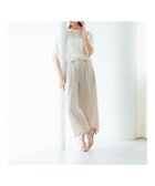 【イェッカ ヴェッカ/YECCA VECCA】の麻レーヨンワイドパンツ Light Beige|ID: prp329100004269659 ipo3291000000029672677