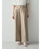 【イェッカ ヴェッカ/YECCA VECCA】の麻レーヨンワイドパンツ Beige|ID: prp329100004269659 ipo3291000000029672679