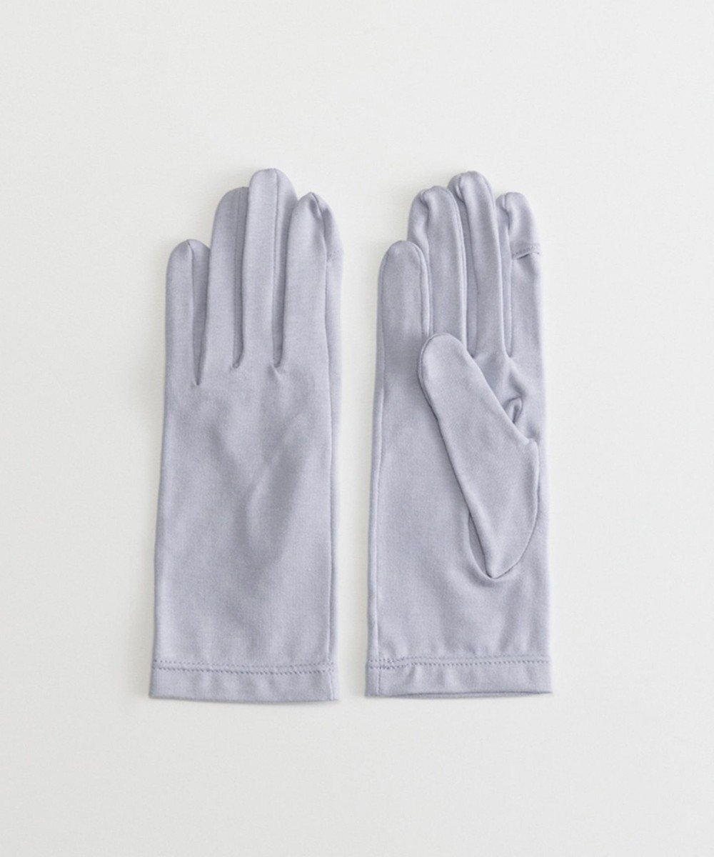 【オルクベット/ORuKuBET】のorganic cotton gloves + / 抗菌防臭 / UVカット / タッチパネル対応 インテリア・キッズ・メンズ・レディースファッション・服の通販 founy(ファニー) 　ファッション　Fashion　レディースファッション　WOMEN　手袋　Gloves　抗菌　Antibacterial　スリット　Slit　フィット　Fit　A/W・秋冬　Aw・Autumn/Winter・Fw・Fall-Winter　S/S・春夏　Ss・Spring/Summer　おすすめ　Recommend　夏　Summer　ライトブルー|ID: prp329100004269730 ipo3291000000029672998