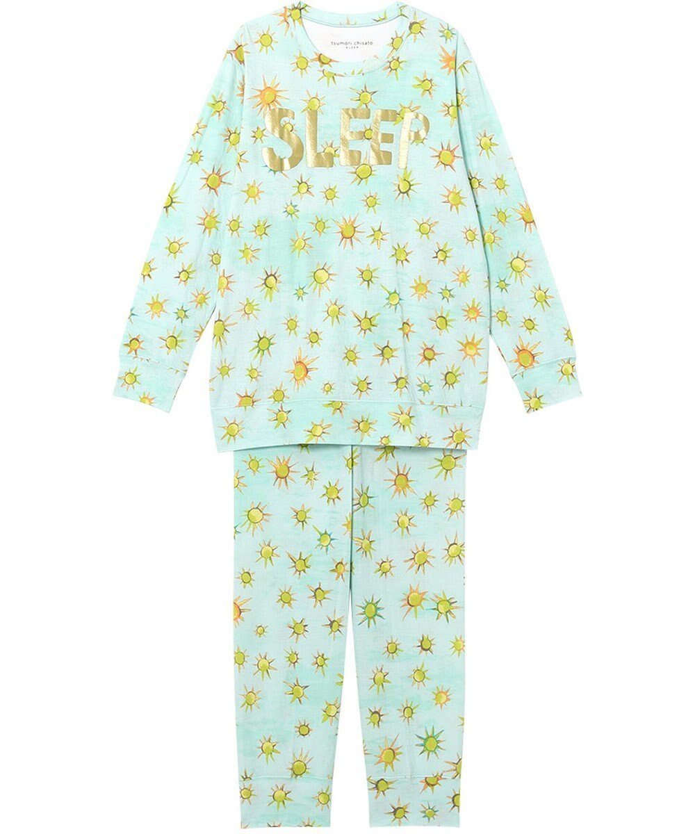 【ツモリチサト スリープ/tsumori chisato SLEEP】のツモリチサト パジャマ 長袖 長ズボン レディース UDX566 /ワコール 人気、トレンドファッション・服の通販 founy(ファニー) 　ファッション　Fashion　レディースファッション　WOMEN　トップス・カットソー　Tops/Tshirt　春　Spring　長袖　Long Sleeve　ハンド　Hand　パジャマ　Pajamas　プリント　Print　ボトム　Bottom　モチーフ　Motif　ロング　Long　S/S・春夏　Ss・Spring/Summer　夏　Summer　旅行　Travel　 other-1|ID: prp329100004269896 ipo3291000000029673672