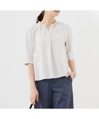 【ジェイ プレス/J.PRESS】のストライプジャージー フリル襟 カットソー ブラウン系1|ID: prp329100004270034 ipo3291000000032440799