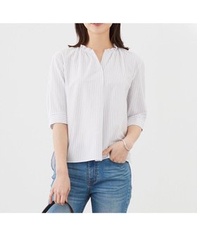 【ジェイ プレス/J.PRESS】のストライプジャージー フリル襟 カットソー 人気、トレンドファッション・服の通販 founy(ファニー) ファッション Fashion レディースファッション Fashion for Women トップス・カットソー Cut & Sew Tops シャツ・ブラウス・オフィスカジュアル Elegant Blouses & Button-Ups ロングTシャツ・Tシャツ Longline T-Shirts & Tees カットソー・ベーシックTシャツ Cut-and-Sewn Tops / Stretch Tees & Basics インナー Innerwear 春 Spring カットソー Cut and Sewn Top ジャケット Jacket, Outerwear ストライプ Stripe, Striped Pattern ストレッチ Stretch, Stretchy Fabric ドレープ Drape, Draping Fabric フェミニン Feminine, Girly フリル Frill, Ruffle 別注 Limited Edition, Custom Order ラウンド Round, Round Neck S/S・春夏 SS, Spring/Summer, Warm Season 再入荷 Restock / Back in Stock 夏 Summer ビジネス 仕事 通勤 Business / Work / Commuting |ID:prp329100004270034