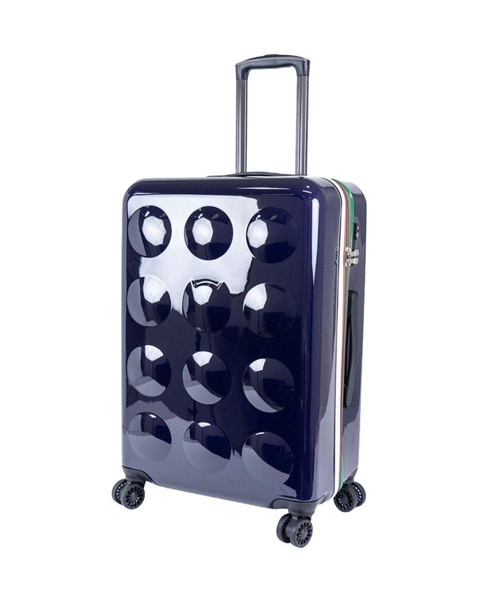 【ツモリチサト キャリー/tsumori chisato CARRY】の新ネコドットキャリー キャリーバッグ キャリーケース 【 海外旅行にも 約58リットル 3泊 4泊程度 】 インテリア・キッズ・メンズ・レディースファッション・服の通販 founy(ファニー) 　ファッション　Fashion　レディースファッション　Ladies' Fashion Online　スーツ　Suits　おすすめ　Recommend　スーツケース キャリーケース　Suitcase　ドット　Dot　ネコ　Cat　ポケット　Pocket　ポーチ　Pouch　メッシュ　Mesh　旅行　Travel　ネイビー|ID: prp329100004270199 ipo3291000000032453252