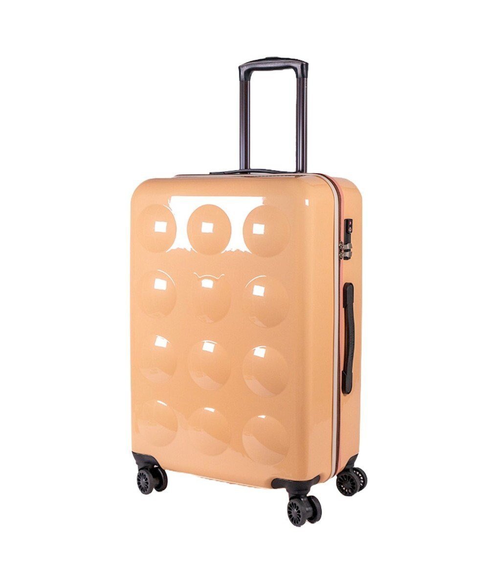 【ツモリチサト キャリー/tsumori chisato CARRY】の新ネコドットキャリー キャリーバッグ キャリーケース 【 海外旅行にも 約58リットル 3泊 4泊程度 】 インテリア・キッズ・メンズ・レディースファッション・服の通販 founy(ファニー) 　ファッション　Fashion　レディースファッション　Ladies' Fashion Online　スーツ　Suits　おすすめ　Recommend　スーツケース キャリーケース　Suitcase　ドット　Dot　ネコ　Cat　ポケット　Pocket　ポーチ　Pouch　メッシュ　Mesh　旅行　Travel　ピンクベージュ|ID: prp329100004270199 ipo3291000000032453254