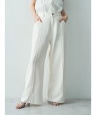 【イェッカ ヴェッカ/YECCA VECCA】の綿麻バギーツイルパンツ Off White|ID: prp329100004270334 ipo3291000000029675481