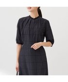【ジェイ プレス/J.PRESS】の【洗える】ブロックドットプリント バンドカラー ブラウス ネイビー系5|ID: prp329100004270383 ipo3291000000032349110