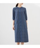 【ジェイ プレス/J.PRESS】の【洗える】ブロックドットプリント ワンピース ダルブルー系5|ID: prp329100004270386 ipo3291000000032524143