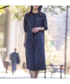 【ジェイ プレス/J.PRESS】の【洗える】ブロックドットプリント ワンピース ネイビー系5|ID: prp329100004270386 ipo3291000000032524144