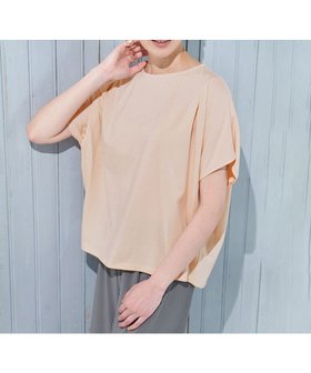 【エニィファム/any FAM】の【洗濯機可/UVケア/接触冷感】フレンチスリーブロゴ・カラーTシャツ 人気、トレンドファッション・服の通販 founy(ファニー) ファッション Fashion レディースファッション WOMEN トップス・カットソー Tops/Tshirt シャツ/ブラウス Shirts/Blouses ロング / Tシャツ T-Shirts カットソー Cut and Sewn カットソー Cut And Sew スリーブ Sleeve フレンチ French プリント Print 夏 Summer 春 Spring S/S・春夏 Ss・Spring/Summer |ID:prp329100004270450