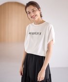 【エニィファム/any FAM】の【洗濯機可/UVケア/接触冷感】フレンチスリーブロゴ・カラーTシャツ オフロゴ|ID: prp329100004270450 ipo3291000000029675953