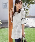 【ティアクラッセ/Tiaclasse】の【小倉優子さん着用・洗える】パンチングレース配色チュニック 人気、トレンドファッション・服の通販 founy(ファニー) ファッション Fashion レディースファッション WOMEN トップス・カットソー Tops/Tshirt シャツ/ブラウス Shirts/Blouses ウォッシャブル Washable 春 Spring 洗える Washable 秋 Autumn/Fall カモフラージュ Camouflage カーディガン Cardigan チュニック Tunic パイピング Piping パターン Pattern フレア Flare ポケット Pocket モノトーン Monotone ラウンド Round レース Race ロング Long S/S・春夏 Ss・Spring/Summer 再入荷 Restock/Back In Stock/Re Arrival 夏 Summer NEW・新作・新着・新入荷 New Arrivals thumbnail オフホワイト×ブラック|ID: prp329100004270651 ipo3291000000031559948