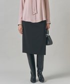 【アイシービー/iCB】の【新色追加・防シワ・速乾・洗える】Fied ラップ風スカート ブラック系|ID: prp329100004270733 ipo3291000000034211009