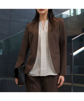 【アイシービー/iCB】のFied ノーカラージャケット 人気、トレンドファッション・服の通販 founy(ファニー) ファッション Fashion レディースファッション Fashion for Women アウター Coat / Outerwear Collection レディースジャケット・軽アウター Jackets ノーカラージャケット / シンプル上品コーデ Collarless Jackets 洗える Machine Washable カッティング Cutting Detail カーディガン Cardigan, Knitwear ジャケット Jacket, Outerwear ストレッチ Stretch, Stretchy Fabric スーツ Suit, Formalwear セットアップ Set-Up, Coordinated Outfit チェック Check, Plaid, Tartan 人気 Popular, Best Seller ハイネック High Neck, Mock Neck フロント Front, Front Design ラップ Wrap, Wrap Design ワイド Wide, Wide Fit A/W・秋冬 Autumn/Winter S/S・春夏 SS, Spring/Summer, Warm Season 夏 Summer セレモニー Ceremony ビジネス 仕事 通勤 Business / Work / Commuting |ID:prp329100004270744