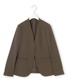 【アイシービー/iCB】のFied ノーカラージャケット カーキ系|ID: prp329100004270744 ipo3291000000036566723