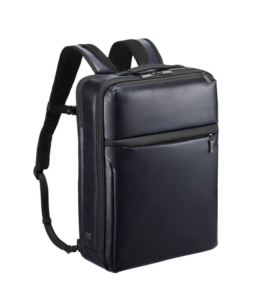 【エース バッグズ アンド ラゲッジ/ACE BAGS & LUGGAGE / MEN】のace. エース ガジェタブル WR バックパック 15L B4ファイル 15インチP インテリア・キッズ・メンズ・レディースファッション・服の通販 founy(ファニー) 　ファッション　Fashion　メンズファッション　MEN　バッグ　Bag/Men　クッション　Cushion　コンパクト　Compact　傘　Umbrella　吸水　Water Absorption　シンプル　Simple　スマート　Smart　スリム　Slim　セットアップ　Set Up　定番　Standard　フロント　Front　ポケット　Pocket　メガネ　Glasses　メッシュ　Mesh　ラウンド　Round　リュック　Ruck Sack　おすすめ　Recommend　エレガント 上品　Elegant　ビジネス 仕事 通勤　Business　ネイビー|ID: prp329100004271165 ipo3291000000030283179