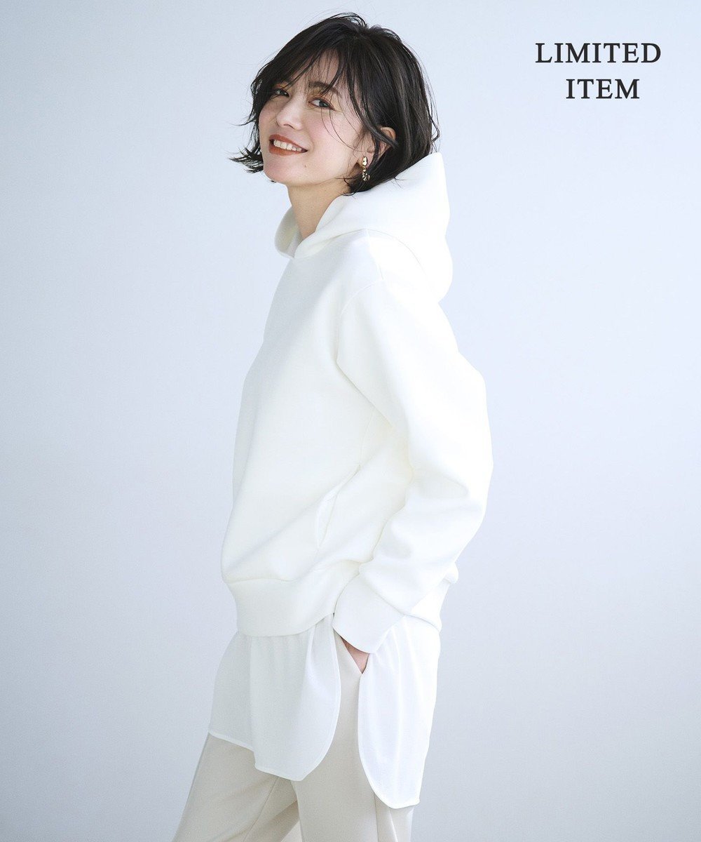 【アイシービー/iCB】の【WEB限定・洗える】ソフトダンボール フーディ プルオーバー インテリア・キッズ・メンズ・レディースファッション・服の通販 founy(ファニー) 　ファッション　Fashion　レディースファッション　WOMEN　トップス・カットソー　Tops/Tshirt　パーカ　Sweats　プルオーバー　Pullover　洗える　Washable　パターン　Pattern　パーカー　Hoodie　フォルム　Form　ベーシック　Basic　A/W・秋冬　Aw・Autumn/Winter・Fw・Fall-Winter　2024年　2024　2024-2025秋冬・A/W　Aw/Autumn/Winter/Fw/Fall/2024-2025　オフホワイト系|ID: prp329100004271203 ipo3291000000031743199