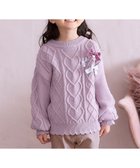 【エニファム/any FAM / KIDS】のリボン ケーブル ニット 人気、トレンドファッション・服の通販 founy(ファニー) ファッション Fashion キッズファッション KIDS トップス・カットソー Tops/Tees/Kids A/W・秋冬 Aw・Autumn/Winter・Fw・Fall-Winter セーター Sweater ポケット Pocket リボン Ribbon 再入荷 Restock/Back In Stock/Re Arrival 冬 Winter 定番 Standard thumbnail ラベンダー|ID: prp329100004271236 ipo3291000000029702462