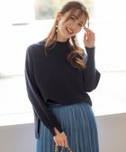 【エニィ スィス/any SiS】の【洗える】ウキウキ ニット 人気、トレンドファッション・服の通販 founy(ファニー) ファッション Fashion レディースファッション WOMEN トップス・カットソー Tops/Tshirt ニット Knit Tops A/W・秋冬 Aw・Autumn/Winter・Fw・Fall-Winter アクリル Acrylic ストレッチ Stretch スリット Slit セーター Sweater エレガント 上品 Elegant 切替 Switching NEW・新作・新着・新入荷 New Arrivals 春 Spring 洗える Washable thumbnail ネイビー|ID: prp329100004271281 ipo3291000000029828469