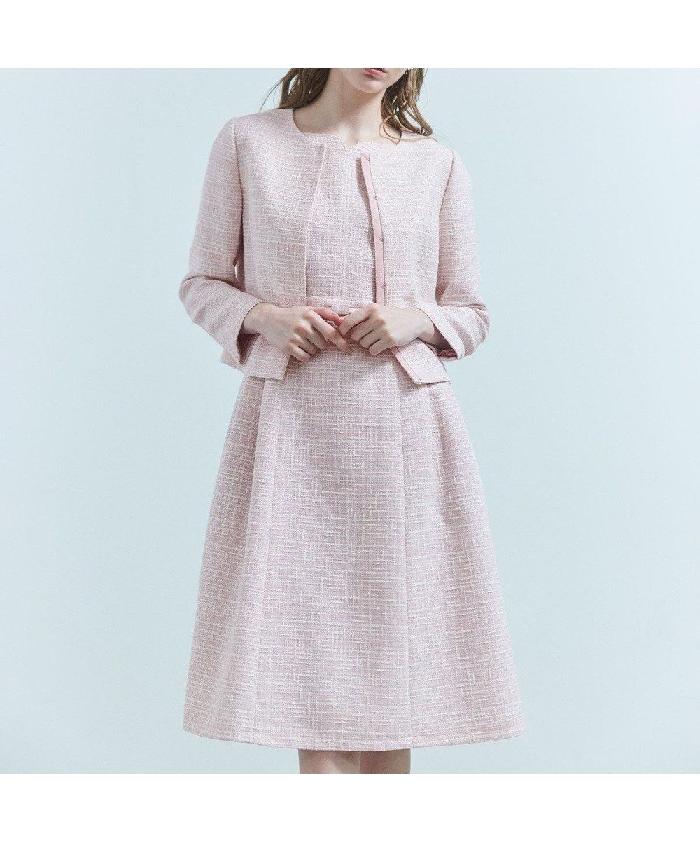 【トッカ/TOCCA】の【WEB限定カラーあり・洗える】FIRST SPRINGS ドレス インテリア・キッズ・メンズ・レディースファッション・服の通販 founy(ファニー) 　ファッション　Fashion　レディースファッション　Fashion for Women　ワンピース　Dresses　フォーマル・パーティードレス・結婚式用ドレス　Elegant & Casual Dresses　2025年　2025　2025春夏・S/S　Spring/Summer 2025 SS25　ドレス　Dress, One-Piece　再入荷　Restock / Back in Stock　夏　Summer　S/S・春夏　SS, Spring/Summer, Warm Season　洗える　Machine Washable　A/W・秋冬　Autumn/Winter　ピンク|ID: prp329100004271290 ipo3291000000033347186