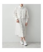 【イェッカ ヴェッカ/YECCA VECCA】のレースドッキングシャツワンピース White|ID: prp329100004271350 ipo3291000000029703244