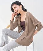 【アンフィーロ 自由区/UNFILO】の【抗菌防臭/接触冷感】イージーカーディガン [NEW]モカ|ID: prp329100004271410 ipo3291000000031073797