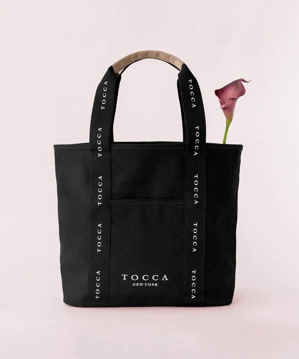 【トッカ/TOCCA】の【WEB&一部店舗限定】DANCING TOCCA CANVASTOTE キャンバストートバッグ インテリア・キッズ・メンズ・レディースファッション・服の通販 founy(ファニー) 　ファッション　Fashion　レディースファッション　Ladies' Fashion Online　バッグ　Bag　クラウン　Crown　シューズ　Shoes　シンプル　Simple　スポーツ　Sports　財布　Wallet　プリント　Print　ポケット　Pocket　リュクス　Luxe　ローズ　Rose　おすすめ　Recommend　旅行　Travel　ビジネス 仕事 通勤　Business　ブラック系|ID: prp329100004271565 ipo3291000000029703812