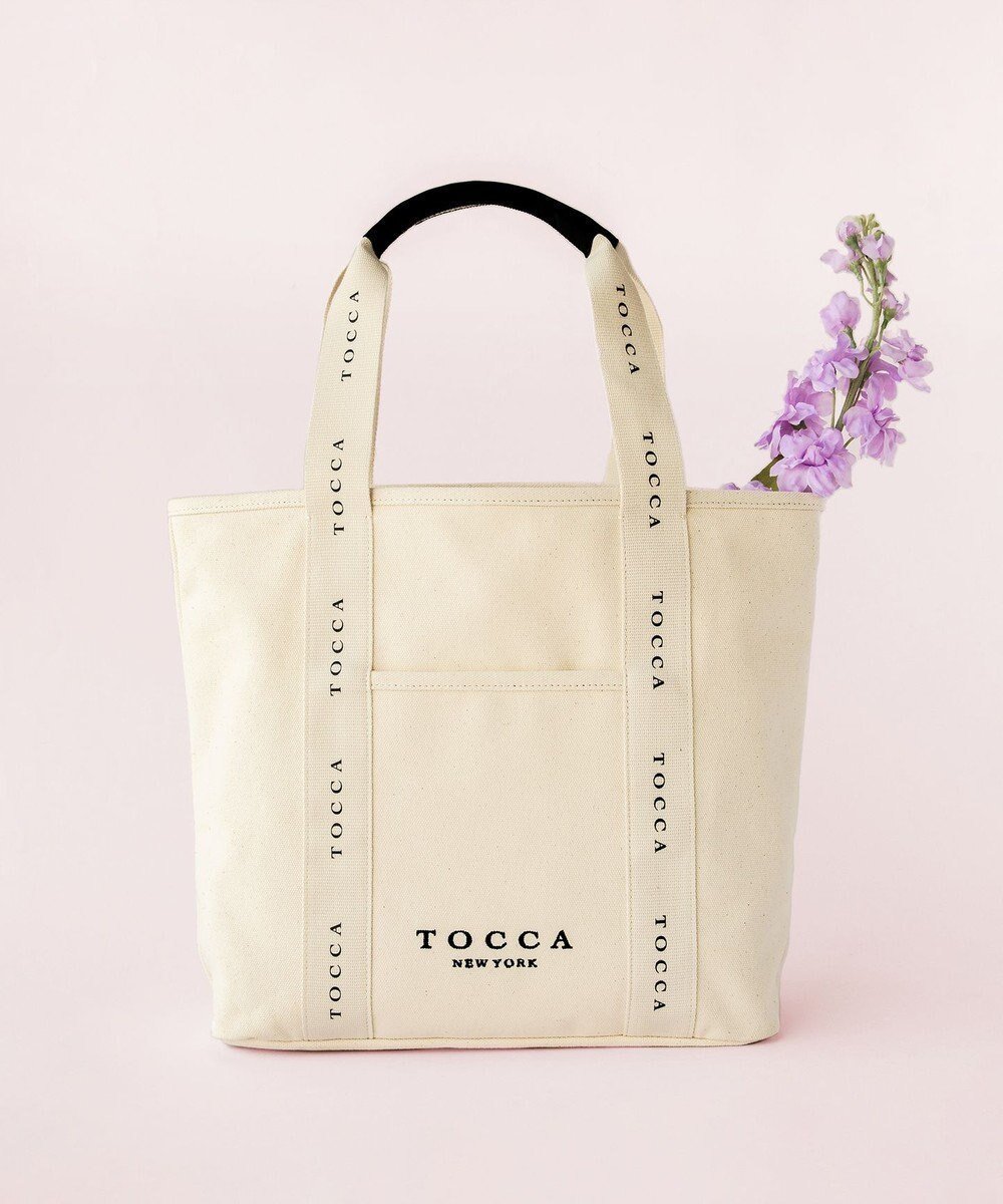 【トッカ/TOCCA】の【WEB&一部店舗限定】DANCING TOCCA CANVASTOTE キャンバストートバッグ インテリア・キッズ・メンズ・レディースファッション・服の通販 founy(ファニー) 　ファッション　Fashion　レディースファッション　Ladies' Fashion Online　バッグ　Bag　クラウン　Crown　シューズ　Shoes　シンプル　Simple　スポーツ　Sports　財布　Wallet　プリント　Print　ポケット　Pocket　リュクス　Luxe　ローズ　Rose　おすすめ　Recommend　旅行　Travel　ビジネス 仕事 通勤　Business　アイボリー系|ID: prp329100004271565 ipo3291000000029703815