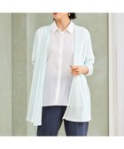 【自由区/JIYU-KU】の【アンサンブル対応・洗える】ハンディ カーディガン ロング丈 サックス|ID: prp329100004271651 ipo3291000000031989100