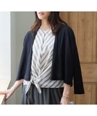 【自由区/JIYU-KU】の【アンサンブル対応・洗える】ハンディ カーディガン ショート丈 ネイビー|ID: prp329100004271655 ipo3291000000034464285