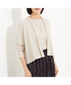 【自由区/JIYU-KU】の【アンサンブル対応・洗える】ハンディ カーディガン ショート丈 ベージュ|ID: prp329100004271655 ipo3291000000034464288