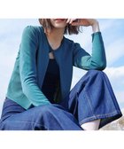 【ティアクラッセ/Tiaclasse】の【洗える】長袖サマーニットカーディガン ターコイズ|ID: prp329100004271672 ipo3291000000031984472