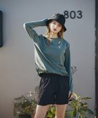【三愛水着楽園/San-ai Resort】の【WEB限定】ラッシュガード付き4点セット水着 9号11号13号【BeachQueen(ビーチクイーン)】 カーキ|ID: prp329100004271727 ipo3291000000029680995