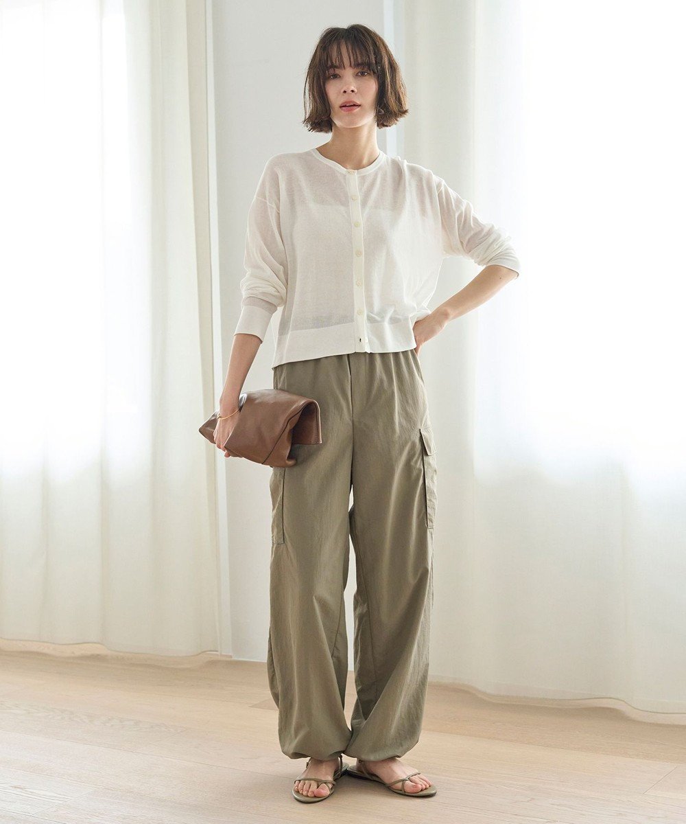 【アンフィーロ 自由区/UNFILO】の【撥水/UVケア】カーゴパンツ インテリア・キッズ・メンズ・レディースファッション・服の通販 founy(ファニー) ファッション Fashion レディースファッション Fashion for Women パンツ Pants & Trousers 春 Spring カーゴパンツ Cargo Pants, Utility Pants グログラン Grosgrain, Grosgrain Ribbon コンパクト Compact, Small Size 軽量 Lightweight, Ultra Light トレンド Trend, Trending Now ブルゾン Blouson, Bomber Jacket ルーズ Loose, Oversized S/S・春夏 SS, Spring/Summer, Warm Season 夏 Summer カーキ|ID: prp329100004271761 ipo3291000000034222225