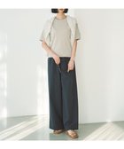 【アンフィーロ 自由区/UNFILO】の【接触冷感/UVケア/撥水】FINE MOVE ワイドパンツ [WEB限定]チャコール|ID: prp329100004271764 ipo3291000000032571363