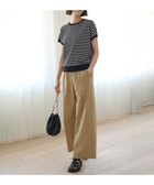 【アンフィーロ 自由区/UNFILO】の【接触冷感/UVケア/撥水】FINE MOVE ワイドパンツ ベージュ|ID: prp329100004271764 ipo3291000000032571364